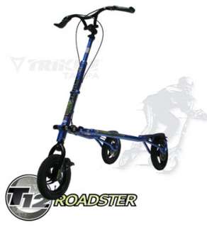 Trikke T12 Roadster 2011 Edition   Blue Metallic  