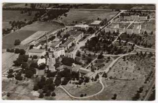 Real Photo Postcard Birds Eye View of a Campus in Lincoln, Nebraska 