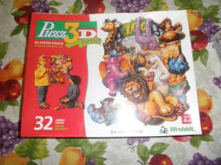 PUZZ 3D for Kids THE ZOO Poster Puzzle NEW SEALED  