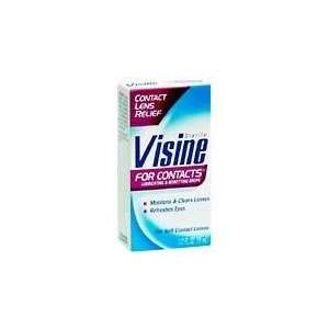  Visine For Contacts Eye Drops Size 1/2 OZ Health 