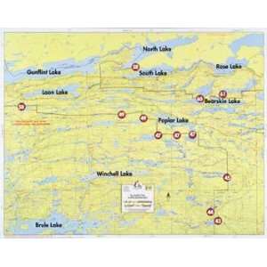  Fisher BWCA/Quetico Canoe Map Number 13
