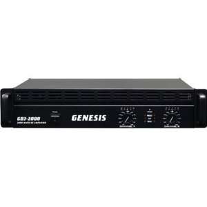  Genesis GDJ 2000 2000 Watt DJ Power Amplifier Electronics