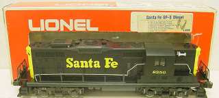 Lionel 6 8250 Santa Fe GP9 Diesel Locomotive EX+/Box  