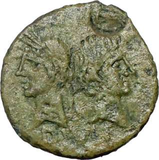 AUGUSTUS & AGRIPPA Best Friend General 20BC Ancient Roman Coin 