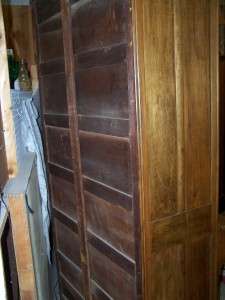   Oak Step Back Kitchen Cabinet Early Furniture Cabinets Cupboards 1800s