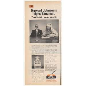   Johnsons Motor Lodge Hotel Signs Sandman Print Ad