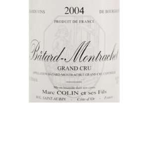  2004 ColinMarc Batard Montrachet Grand Cru 750ml Grocery 