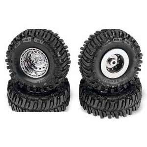    Set of 4 TSL Bogger Tires on Stone Crusher Rims Toys & Games