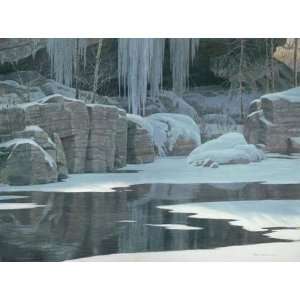  Robert Bateman   Winter Reflection Artists Proof Canvas 