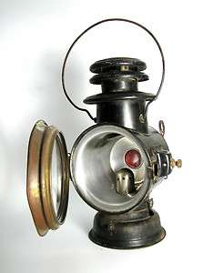 Antique 1900 Dietz Union Auto Driving Lamp  