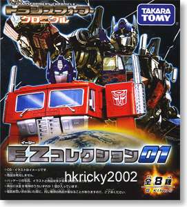 Transformers Chronicle EZ Collection 01 Optimus Prime Bumblebee Jazz 8 