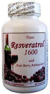 Trans RESVERATROL + Acai Berry Resv Pure HIGH ORAC Pill  