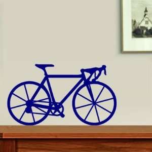  Blue Road and Track Bike Bicycle Fun Wall Decal
