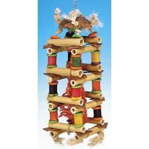 Bamboo Tower Bird Toy for Large Birds