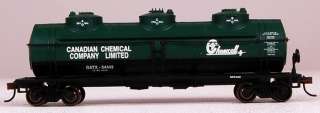 Bachmann HO Scale Train 40 Three Dome Tank Car Chemcell 17143  
