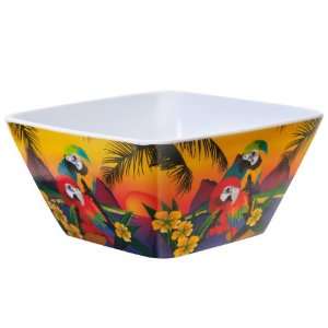  Lets Party By Fun Express Large Plastic Square Parrot Bowl 