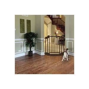  Richell® Auto Deluxe Pet Gate, Coffee Bean