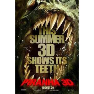  PIRANHA 3D 27X40 ORIGINAL D/S MOVIE POSTER Everything 