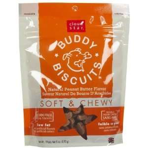 Cloud Star Soft & Chewy Buddy Biscuits   Low Fat Peanut Butter Flavor 