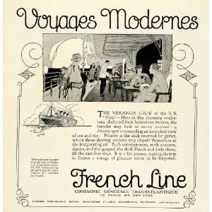   Paris Ship Cruise France Voyage Tour   Original Print Ad Home