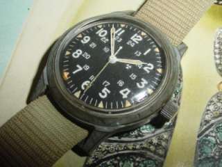 vintage BENRUS H3 Military DRW mens watch dated 1976 [Non Hack]  