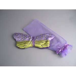 Silk Herbal Eye Pillow   Warm Whiskers Aromatherapy Heatable Butterfly 
