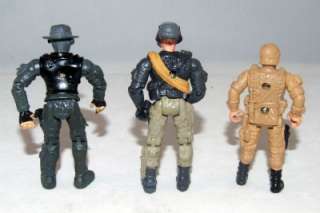 Inch Army Soldiers Action Figure Lanard Toys 3pc Lot  