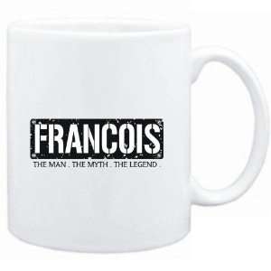  Mug White  Francois  THE MAN   THE MYTH   THE LEGEND 