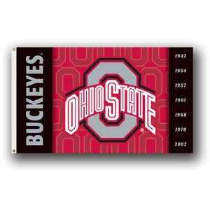 Ohio State Buckeyes 3x5 Double Sided Flag Sports 