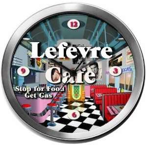  LEFEVRE 14 Inch Cafe Metal Clock Quartz Movement Kitchen 