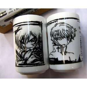  Code Geass Set of 2 Tea Cups   Suzaku and Lelouch Toys & Games