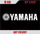 YAMAHA Racing Drum Bike Decal Vinyl Window Wall Sticker