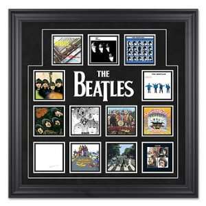  The Beatles Framed Album Cover Collage   Frontgate