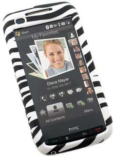 ZEBRA SKIN COVER CASE FOR VERIZON HTC TOUCH PRO 2 PHONE  