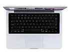 iskin protouch black cover printed keys for apple azerty macbook