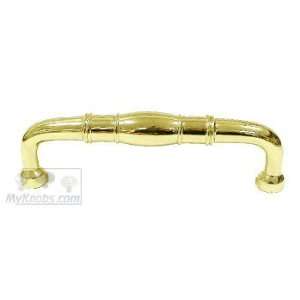  Normandy oversized 8 centers door pull in polished brass 