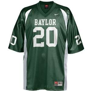 Nike Baylor Bears #20 Green Replica Football Jersey  