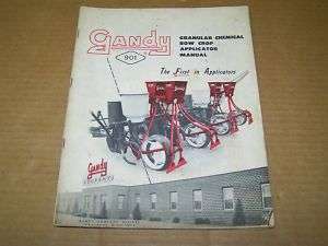 b14) Gandy Operator Manual 901 Series Fertilizer Boxes  