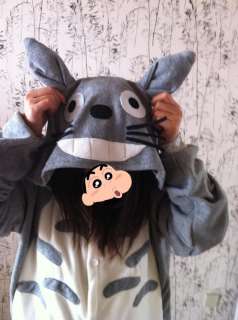 Japan Anime Kigurumi Totoro Cosplay Costume Pajamas Size S M L XL 