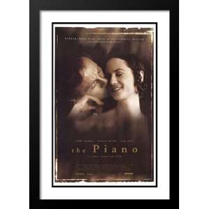 The Piano 32x45 Framed and Double Matted Movie Poster   Style B   1993