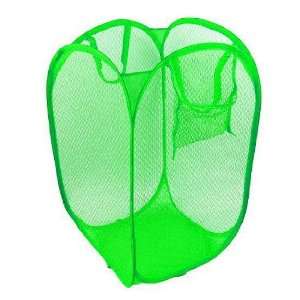  Green Mesh Fold Laundry Basket / Laundry Bag