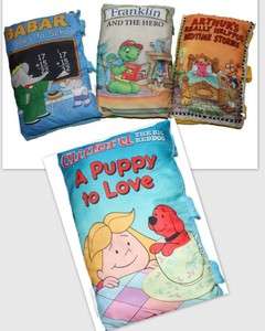   Storybook Pillow Franklin Arthur Babar Clifford Plush Toy Set Story
