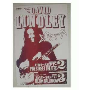  David Lindley Handbill Poster 
