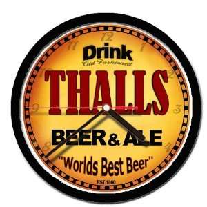  THALLS beer and ale cerveza wall clock 