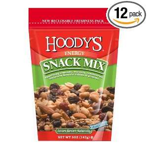 Hoodys Energy Snack Mix, 5 Ounce Gusset Bags (Pack of 12)  