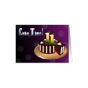  Chocolate Cake meringue stripes CAKE TIME Happy 11th 