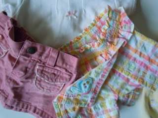 BABY INFANT NEWBORN GIRLS 0 3 3 3 6 6 MONTHS SUMMER CLOTHES LOT HUGE 