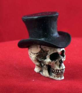 Top Hat Skull Skeleton goth punk #45  