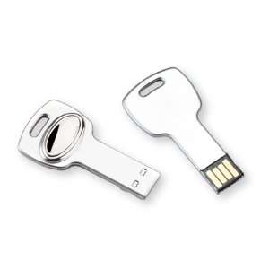  SILVER PLATED USB FLASH DRIVE 4GB. Engraveable. Made in 