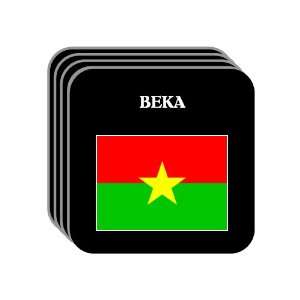  Burkina Faso   BEKA Set of 4 Mini Mousepad Coasters 